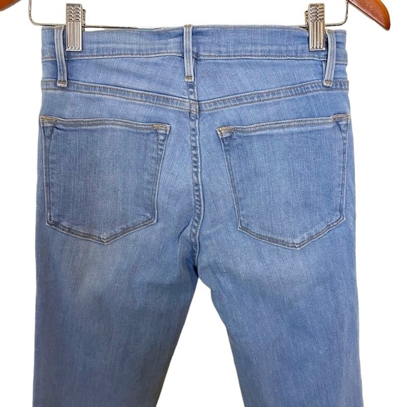 FRAME Le High Skinny Shredded Hem Jeans - Picture 5 of 12